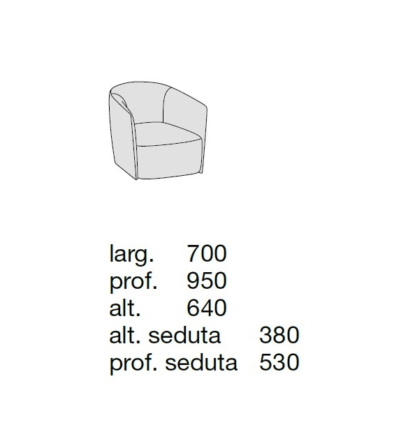 Santa Monica Fauteuil Poliform