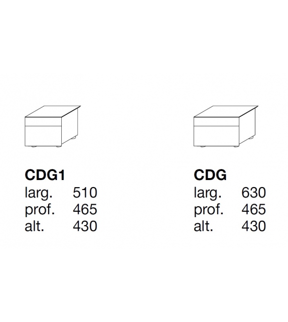 Abbinabili Chevet Poliform