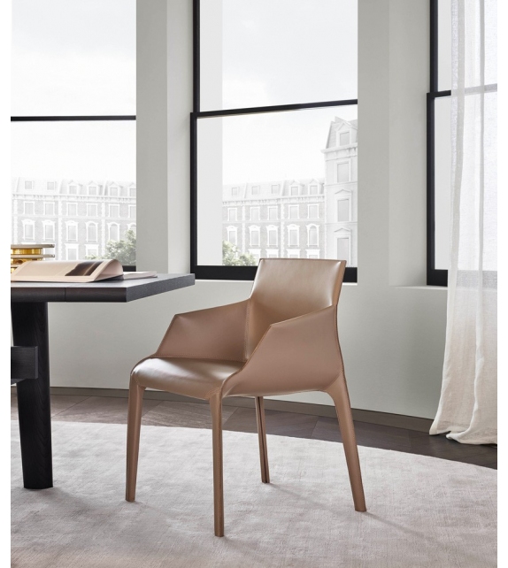 Seattle Chaise Avec Accoudoirs Poliform