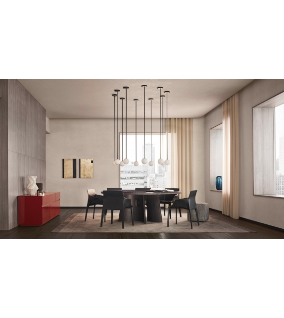 Seattle Chaise Avec Accoudoirs Poliform