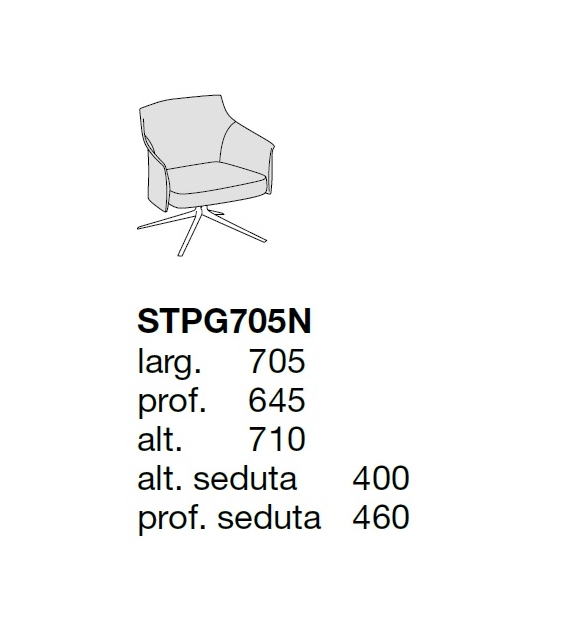 Stanford Poliform Fauteuil