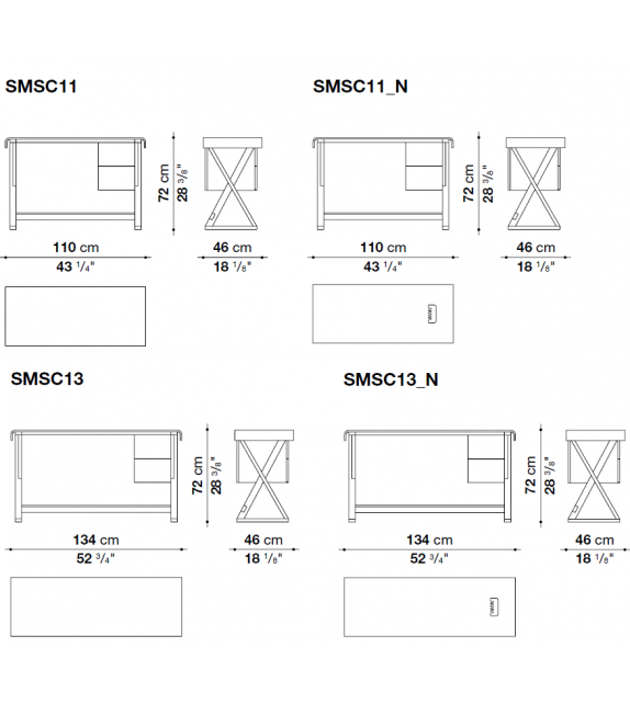 Sidus Writing Desk Maxalto