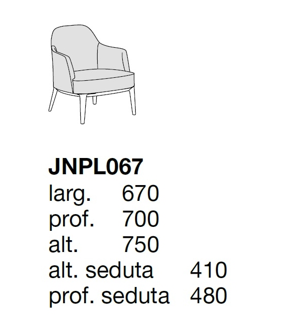 Jane Poliform Poltrona
