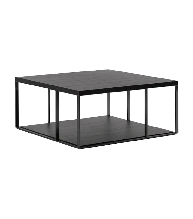 Lithos Maxalto Table Basse avec Plateau en Chêne