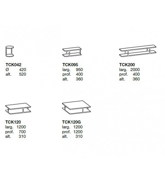 Creek Poliform Table Basse