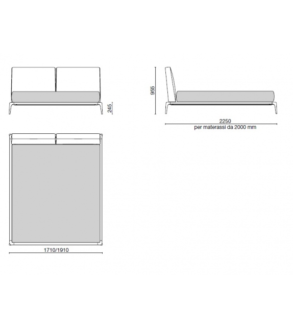 Park Uno Poliform Letto