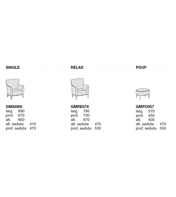 Gentleman Poliform Fauteuil