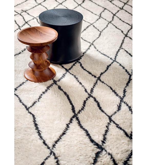 Nomadic Ivory-Dark Grey Amini Tapis