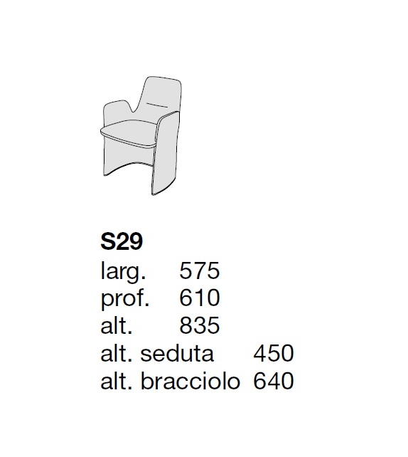 Guest Poliform Chair