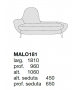Mad Chaise Longue Poliform Méridienne