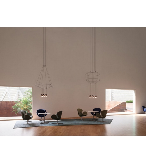 Wireflow 8 LED Vibia Hängeleuchte