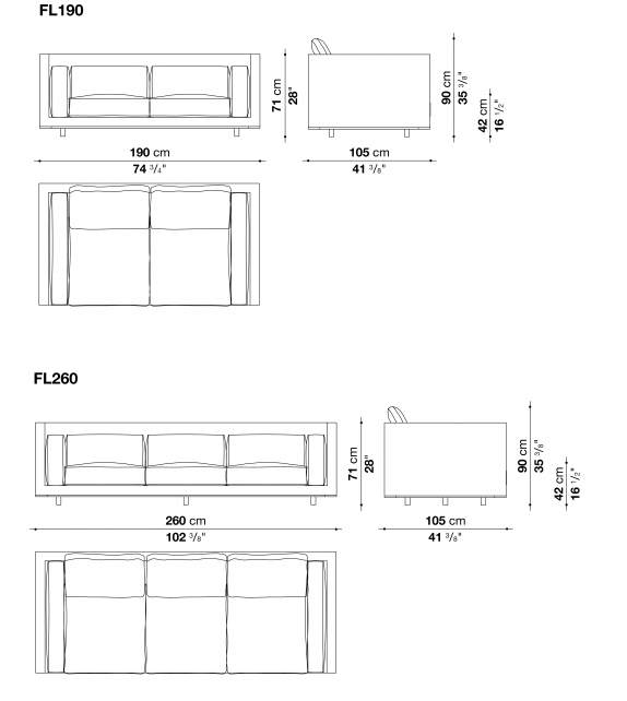 Maxalto Sofa Florius