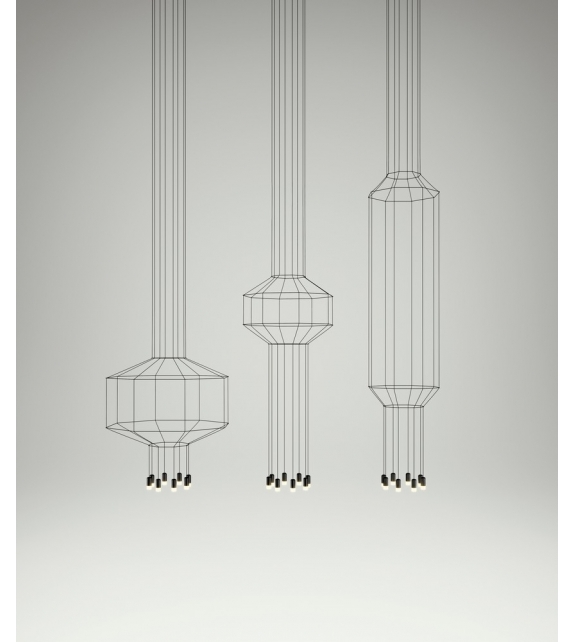 Wireflow 8 LED Vibia Suspension