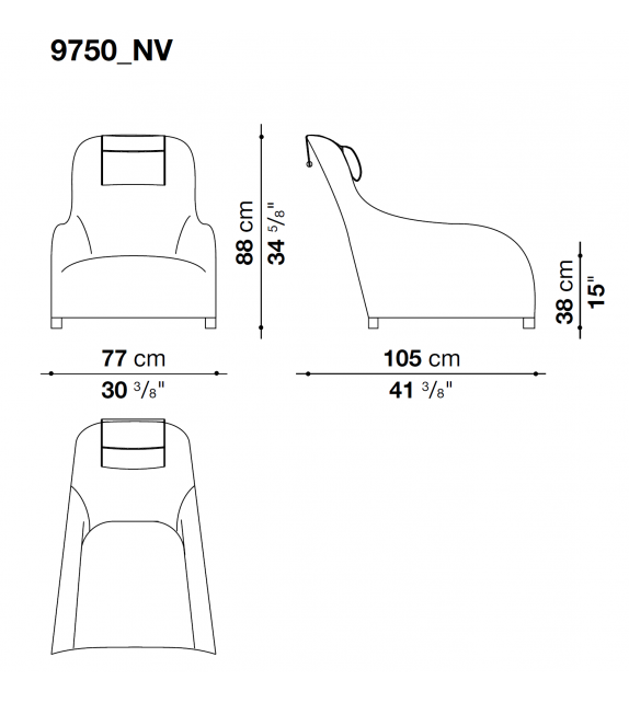 Kalos Maxalto Armchair