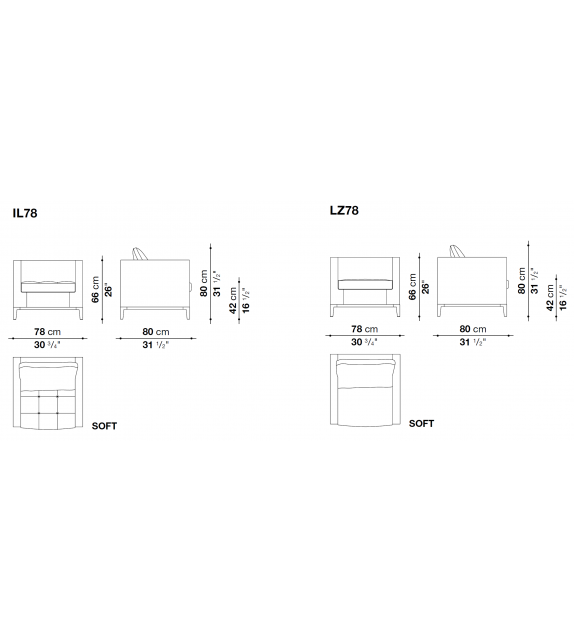 Lucrezia Soft Maxalto Fauteuil