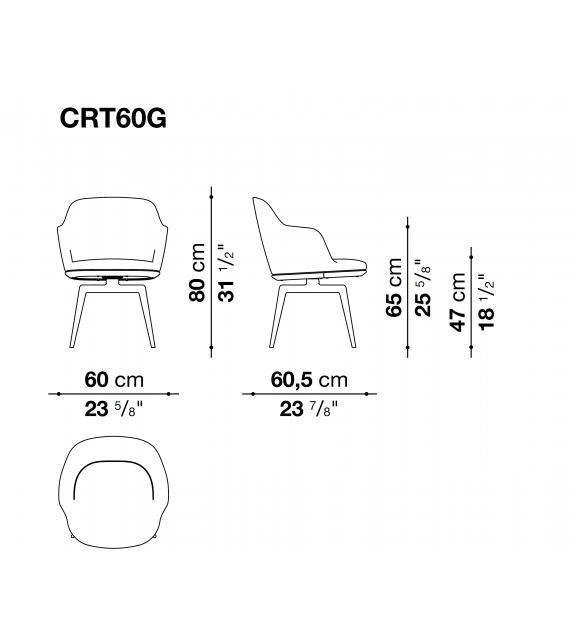 Caratos Maxalto Chaise Pivotant