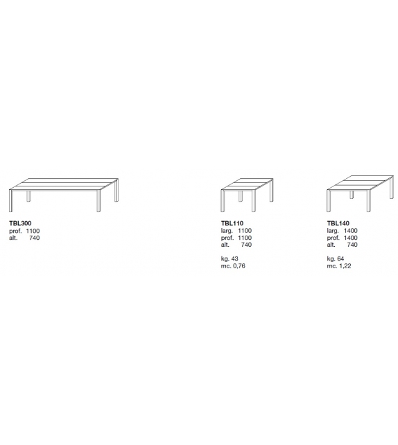 Blade Table Poliform