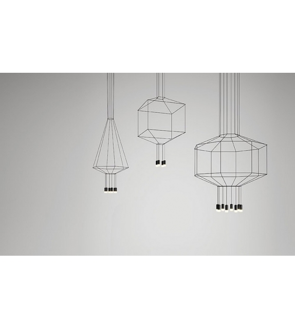 Wireflow 6 LED Vibia Lampada s Sospensione