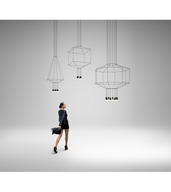 Wireflow 6 LED Vibia Lámpara de Suspensión