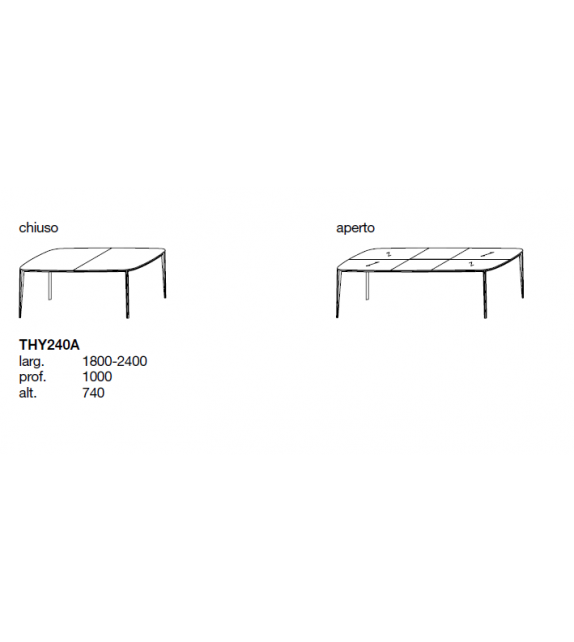 Henry Poliform Extendable Table