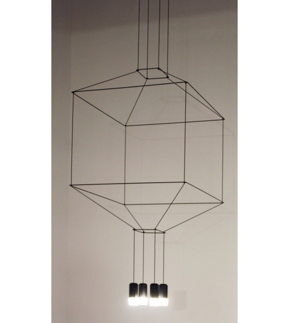 Wireflow 4 LED Vibia Lampada a Sospensione