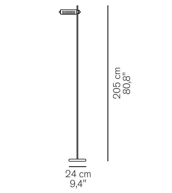 Colombo Oluce Floor Lamp