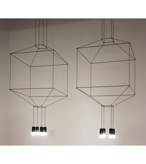Wireflow 4 LED Vibia Lampada a Sospensione