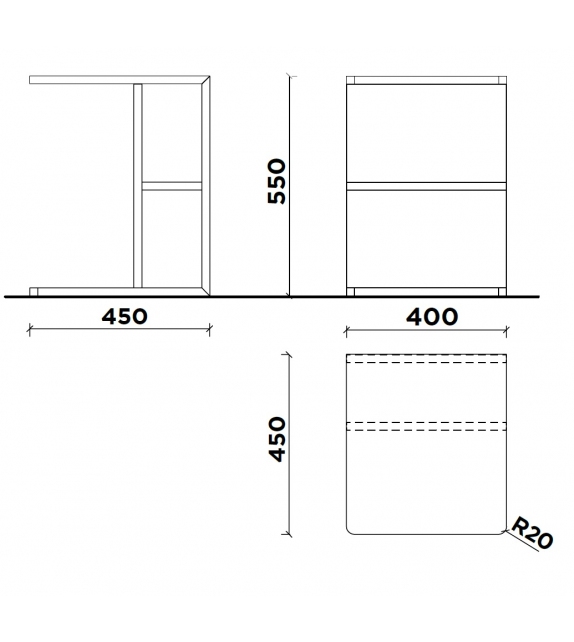 Saint-Germain Karl Lagerfeld Maison Side Table