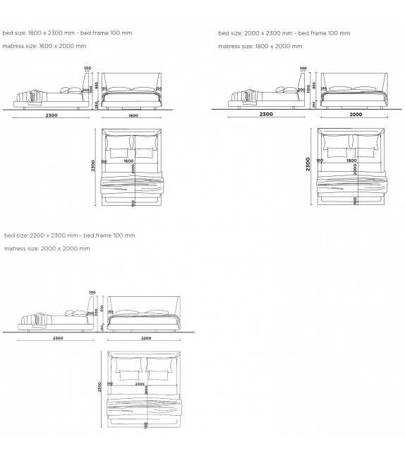 Saint-Germain Karl Lagerfeld Maison Bett