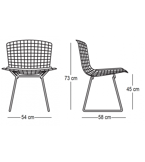 Bertoia Silla Knoll