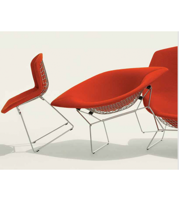 Bertoia Stuhl Voll Gepolstert Knoll