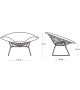 Bertoia Large Diamond Chair Sillòn Knoll