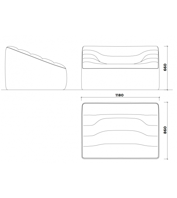 Wellen Karl Lagerfeld Maison Poltrona