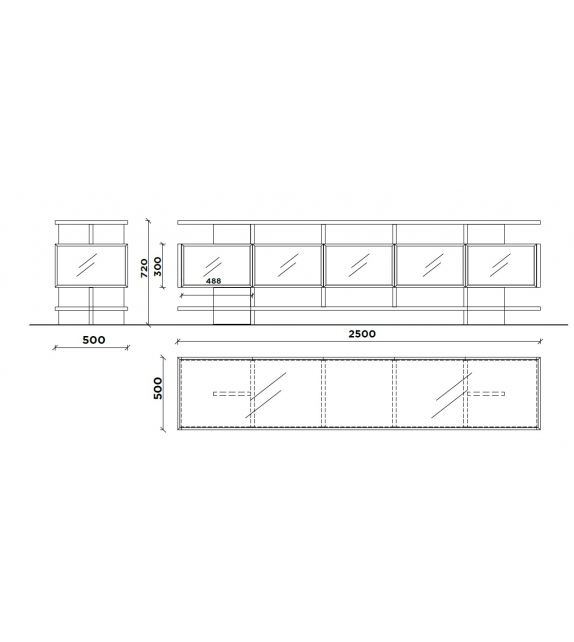Saint-Germain Sideboard Karl Lagerfeld Maison
