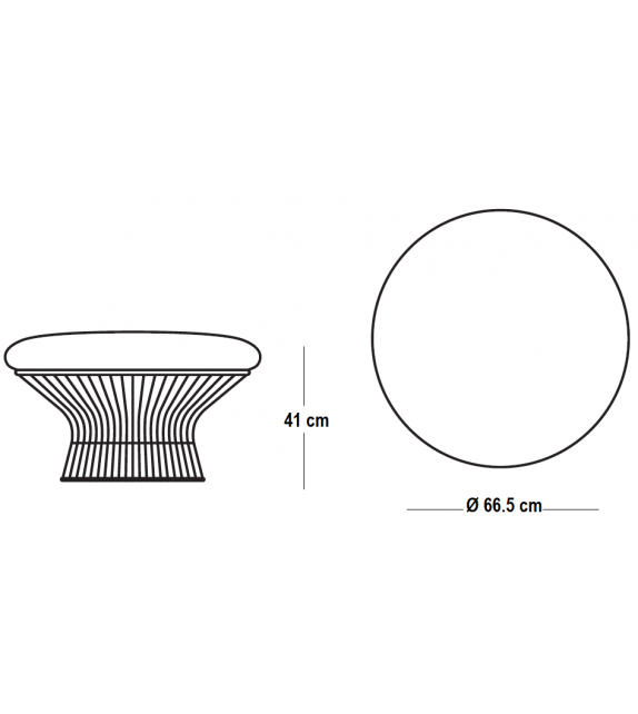 Platner Ottoman Knoll