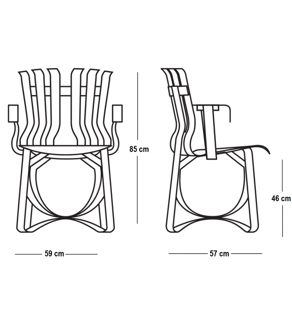 Hat Trick™ Chaise Avec Accoudoirs Knoll