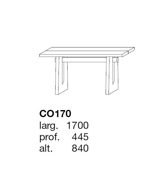 Console Nara Poliform