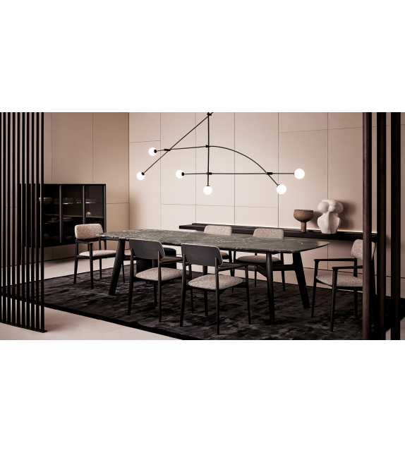 Curve Poliform Stuhl aus Holz