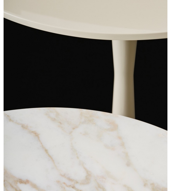 Flute Poliform Table Basse avec Plateau en Marbre