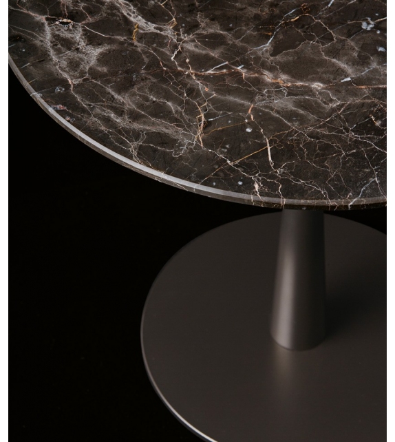 Flute Poliform Coffee Table with Marble Top