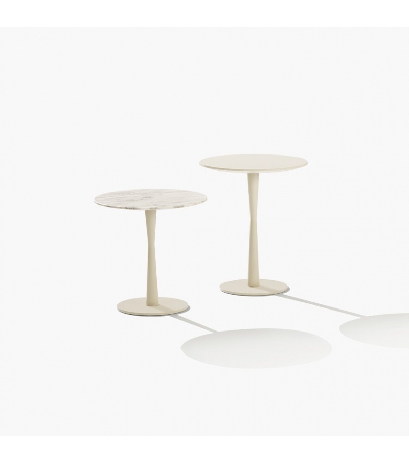Flute Couchtisch Poliform mit Marmorplatte