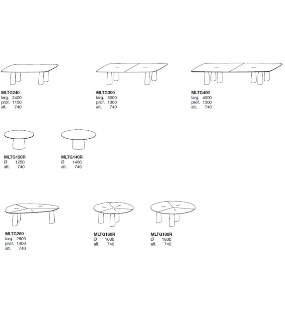 Poliform Monolith Table