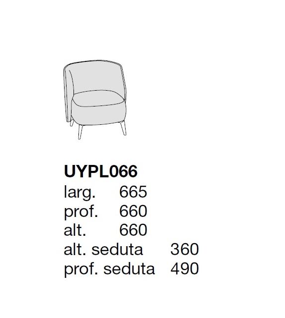 Sunday Poliform Fauteuil