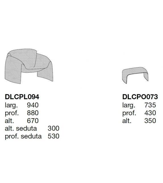Le Club Outdoor Poliform Butaca