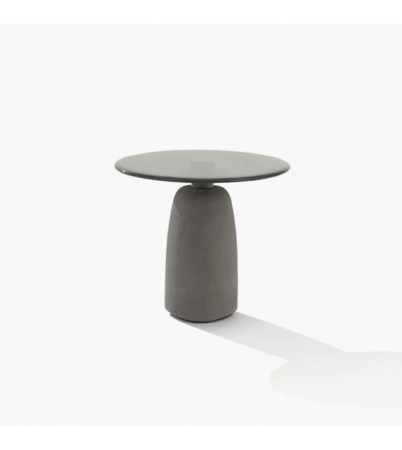 Strata Poliform Couchtisch mit Glasplatte