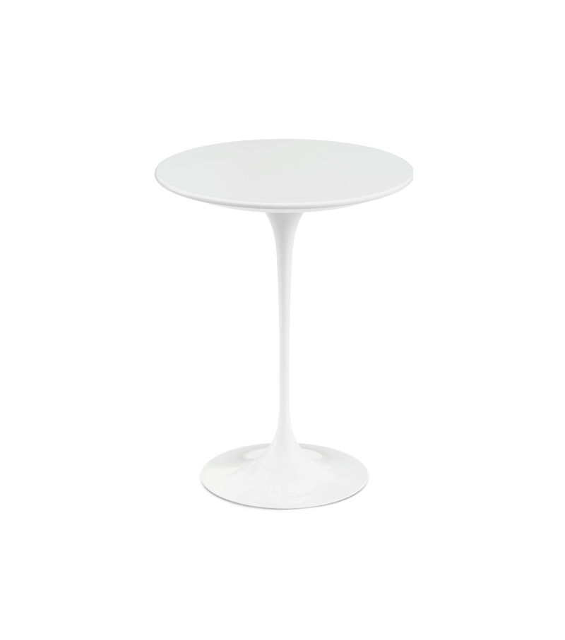 Saarinen Table Basse Ronde De Bois Knoll