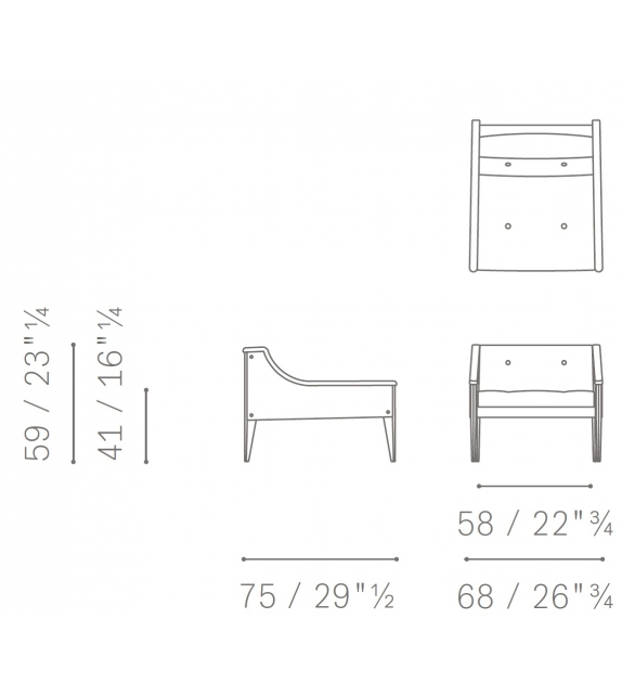 Dezza 12 Poltrona Frau Fauteuil
