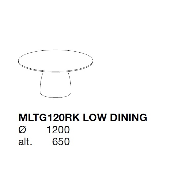 Monolith Outdoor Poliform Low Table