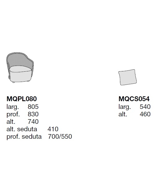Mad Out Poliform Armchair