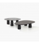 Strata Indoor Poliform Coffee Table with Glass Top